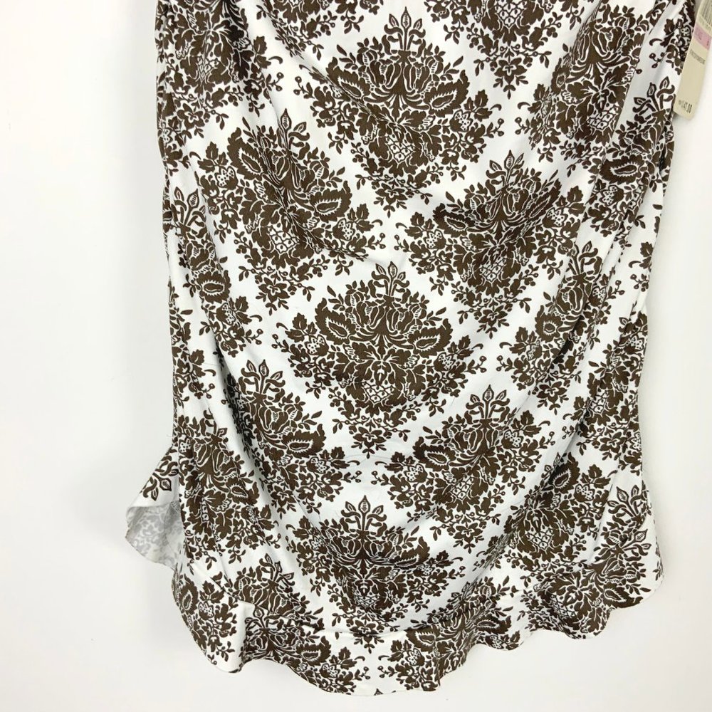 New Tommy Bahama One-Piece Swimsuit White/ Taupe Size 6 - Picture 6 of 16